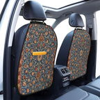 Holland Park Carpet William Morris Car Seat Back Kick Protectors Kick Mats With Storage Pockets For Vehicles To Protect From Dirt Mud Scratches 2 Pack