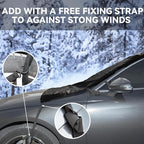 Windshield Cover for Ice and Snow for Kia Carnival/Sedona 2015-2025 2026 Oxford Defense Van Accessories 2 Layers All Weather Windshield Snow Cover Winter Sag-Proof Frost Protector for Minivan