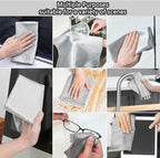Microfiber Glass Cleaning Cloths,8 Pack Streak Free Miracle Cleaning Cloth,Reusable Lint Free Cleaner Towels for Kitchen,Windows,Mirror,Glasses,Car Windshields,Stainless Steel,11.8"×11.8"