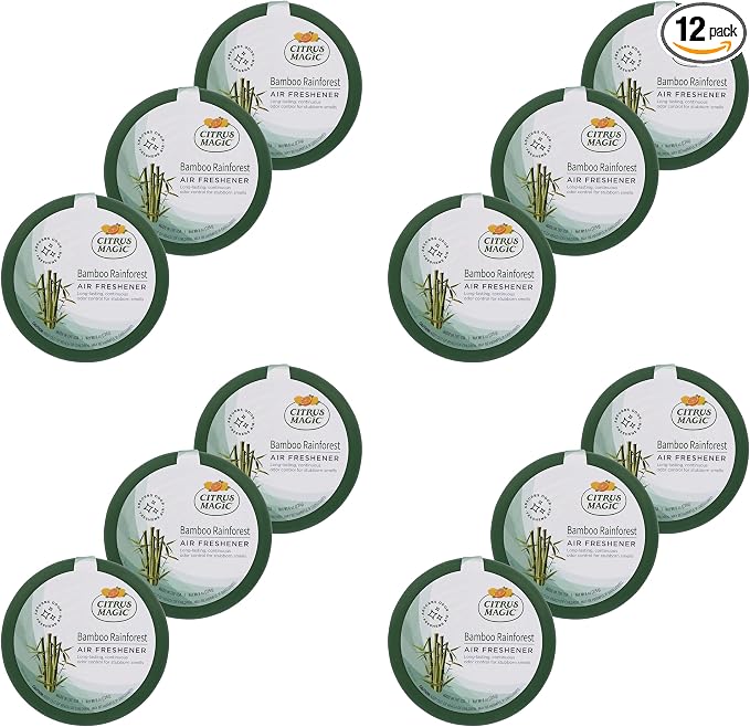 Solid Air Freshener, Bamboo Rainforest, 8 Ounce (Pack of 12)