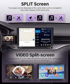 4G+128G Android 15 Car Stereo for Toyota Camry 2000-2006, 9 Inch Incell Touchscreen with Physical Buttons, Wireless CarPlay Android Auto GPS Bluetooth 5G-WiFi EQ SWC Type-C Backup Camera