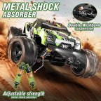 1:18 All Terrain RC Car for Adults & Boys (HS18-05), 4WD Off-Road RC Truck High Speed Fast 40+ KPH, 4X4 Waterproof Remote Control Car with 2 Rechargeable Batteries