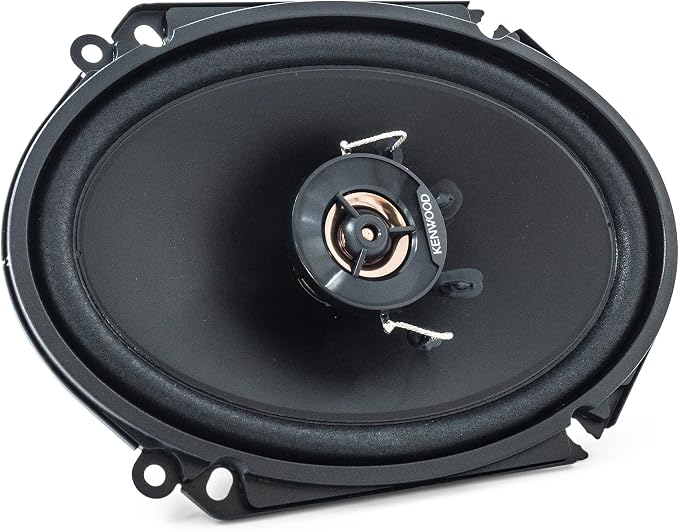 KFC-C6866R Road Series Car Speakers (Pair) - 6"x8" 2-Way Car Coaxial Speakers, 250W, 4-Ohm Impedance, Cloth Woofer & Balanced Dome Tweeter, Heavy Duty Magnet Design