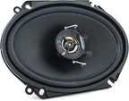 KFC-C6866R Road Series Car Speakers (Pair) - 6"x8" 2-Way Car Coaxial Speakers, 250W, 4-Ohm Impedance, Cloth Woofer & Balanced Dome Tweeter, Heavy Duty Magnet Design