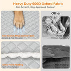 Dog Car Seat Cover for Pets 100% Waterproof Seat Cover Hammock 600D Heavy Duty Scratch Proof Nonslip Durable Soft Back Seat Covers for Cars and SUVs
