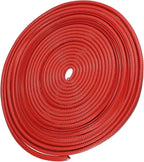 19.7Ft(6M) Red Car Door Edge Guards, U-Shape Rubber Seal Molding Trim Protectors Strip,Easy to Cut No Need Adhesive Fit for Most Vehicles