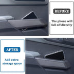 2PCS Front Door Storage Box Compatible with Ford Bronco 2021-2026 Accessories, Phone Holder Door Grab Handle Pocket Storage Organizer ABS Plastic (Not for Sport)