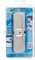 Premium Medium Wash 8" Brush Head W/Bumper - Dual Connections Fit Either Standard 3/4" Threaded Poles or Extend-A-Brush Handles (Medium) (Blue) (040162)