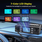 MB1 CB Radio kit, with Retractable Microphone Holder, Magnetic Antenna, External Speakers, Cigarette Lighter Plug, Long Range CB Radio for Truck