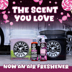 Mr. Pink Bubble Rush Candy Scent Car Air Freshener and Odor Eliminator for Cars, Trucks, and SUVs, Home, and Office - Full Size Sweet Bubble Gum Candy Scent Spray, 16 Fl Oz