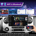 5GWiFi Upgrade Car Radio for Ford F150 2004-2008, F250 F350 F450 F550 2008-2016, E150/E250/E350 2009-2014, Expedition 2007-2014 10inch Touch Screen Stereo Carplay Android Auto GPS Navigation FM Camera