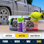 Extreme Bodywash & Wax Foaming Car Wash Soap - Soap for Foam Cannons, Foam Guns, or Bucket Washes for Cars, Trucks, Motorcycles, RVs, and More, Grape Scent - 128 oz (1 Gallon)