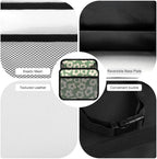 Car Backseat Organizer - Cute Aesthetic Car Storage Bin with Mesh Pocket & Reinforced Base - Universal Fit Hanging Seat Back Accessories for Women (Green)