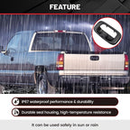 Tailgate Handle Backup Camera Fit for 1999-2006 Chevrolet Chevy Silverado/GMC Sierra 1500 2500 3500HD Pickups Reverse Rear View Backup Camera, Waterproof Guideline w/12V Power Cable RCA Plug