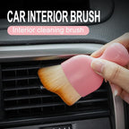 Car Detailing Brushes, Car Interior Dust Sweeping Soft Brush, Soft Bristles Brush Cleaning Tool for Automotive Dashboard, Air Conditioner Vents, Computer, Scratch Free(Pink)