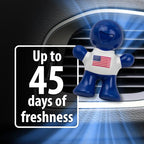 Little Joe 96419 USA Edition New Car Scent Car Air Freshener Vent Clip, Fights Odors for up to 45 Days, Long-Lasting Freshness, Cute Car Odor Eliminator, Pack of 1