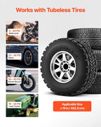 Portable Tire Bead Seater, 1.6 Gal / 6 L Air Bead Blaster, Handheld Tire Inflator Tool, 87-116 PSI Operating Pressure, Trigger Seating Inflator for Car, Compact SUV, Light Truck, E-Bike, RV, ATV
