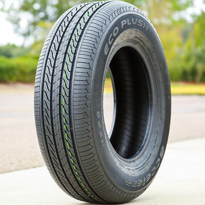 Eco Plush All-Season Passenger Car Touring Radial Tire-205/65R15 205/65/15 205/65-15 94V Load Range SL 4-Ply BSW Black Side Wall UTQG 400AA