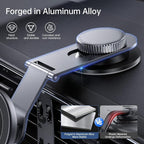 Fits MagSafe Car Mount for Universal Dashboard & Tesla Screen,Kevlar Silver Magnetic Phone Holder for Car,Super Stable Magnetic Car Phone Mount for iPhone 17 Pro Max 16 15 14 13 12&All Phones