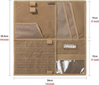 EXCELLENT ELITE SPANKER Tactical Visor Panel Organizer for Pickup F150 Large Molle Vehicle Sun Visor Holder Car Sunshade Storage Pouch