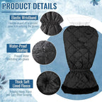 Ice Scraper with Glove Waterproof Ice Scrapers for Car Windshield No Scratch Comfortable Removal Snow Mitt Glove Windproof Warm for SUV Vehicle Truck Snow Quickly Removal