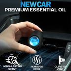 Car Air Freshener Vent Clip 3 Count (Pack of 2), New Car Scent | Long-Lasting Car Odor Eliminator, Easy Clip-On, Up to 180 Days Freshness for Cars, Trucks, and SUVs, 4 mL Each