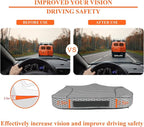 Premium Car Seat Cushion, Memory Foam Driver Seat Cushion to Improve Driving View- Coccyx & Lower Back Pain Relief - Seat Cushion for Car, Truck, Office Chair (4D Mesh Gray)