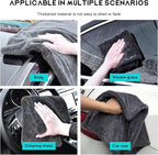 Microfiber Towels for Cars, 19.7"x23.6" 1200 GSM Ultra Thick Soft Car Detailing Drying Towel, Super Absorbent Double Twisted Loop Cloth Cleaning Towel for Car Truck SUV