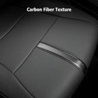 for Ford F150 Seat Covers 2015-2023 2024 2025 2026 (Only Rear Seat Covers), Leather Truck Seat Covers Custom Fit for F-150 XL XLT (Only SuperCrew/Crew Cab), Waterproof Car Accessories, Black