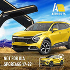 Extra Durable Window Deflectors in-Channel Window Visors Rain Guards Fit for Kia Sportage 2023-2026, Sun Visors, Wind Vent for Shades, Exterior Car Accessories - 4 pcs. AG0860