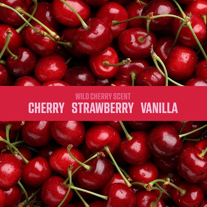 Air Freshener, Anywhere Odor Eliminator ™, 2oz Single Shot Total Air Refresh & Car Air Freshener - Wild Cherry - 4 Pack