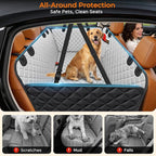 Dog Car Seat Cover for Pets 100% Waterproof Seat Cover Hammock 600D Heavy Duty Scratch Proof Nonslip Durable Soft Back Seat Covers for Cars and SUVs