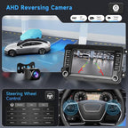 4G+64G Android Car Stereo for VW Passat Golf MK5 MK6 Jetta T5 EOS Polo Touran Seat Sharan Wireless Carplay Android Auto, 7'' Touchscreen Car Radio with GPS Bluetooth 5G-WiFi FM 32EQ DSP Rear Camera