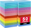 AIDEA Microfiber Cleaning Cloth, 50PK, Cleaning Rags, 11.5"×11.5" | Lint Free Cloth, Microfiber Towels for Cars, Kitchen Cloth, Dusting Cloth for Home, Window, Cleaning Supplies