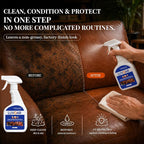 Suede Conditioner and 3-in-1 Leather Cleaner and Conditioner,for Car Interiors, Apparel, Furniture, Boots