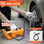 Electric Car Jack 5 Ton 12V Hydraulic Jack Kit with Impact Wrench & Tire Inflator Pump, Wireless Remote & Touch Screen, 3-Mode LED for SUV MPV Sedan Truck – Garage, Roadside, Tire Change