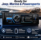 KD-X560BT - Digital Media Car & Marine Bluetooth Receiver iPhone/Android/USB/AUX Car Stereo with Rear Camera Input