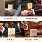 Leather Wipe Kit: Clean & Restore On-The-Go. For Any Color of Leather Couches, Car Seats, Purses, Shoes & Bags. Nontoxic, Ready-to-Use & Made in the USA. 5 Cleaner & 5 Conditioner Wipes