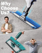 61.3″ Ice Scraper and Long Handle Snow Brush, 270° Pivoting Extendable Car Snow Scraper Brush for Car Windshield, Telescoping Ice Scraper, Snow Remover for Cars, Trucks, SUV (Blue)