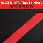 SpillGuard 2 Red Seat Covers for Cars & Seat Covers for Trucks - Neoprene Lining Waterproof Car Seat Covers Front Seats Only - SUV Seat Covers Protector - Forros para Asientos de Carro