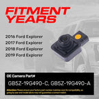 Replacement for Ford Explorer (2016-2019) Backup Camera OE Part # GB5Z-19G490-C, GB5Z-19G490-A