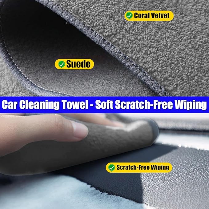9PCS Interior Cleaner Kit for Tesla Model Y/3/S/X Accessories | Foam Seat Cleaner Safe for Tesla Black & White Vegan Leather, Car Detailing Kit with Screen Cleaner, Plastic Restorer