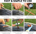 Tire Repair Kit - Professional Heavy Duty Tire Plug Kit, Tubeless Tire Repair Kit for Flat Tire & Puncture Repair on Cars, Trucks, SUVs, ATVs, UTVs, RVs & Motorcycles
