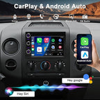 4G+64G Car Radio Stereo for Ford F150 2004-2008: Upgrade Android 15 7" Touchscreen Head Unit Replacement Wireless CarPlay Android Auto, BT 5.4, WiFi 6, GPS, FM, RDS, EQ, SWC, 1080P Backup Camera