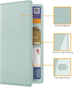 Car Registration and Insurance Card Holder, Vehicle Glove Box Card Organizer Wallet Automobile Accessories for License