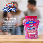 Fraganzia Crystal Beads Air Freshener Spring Scent Twin Pack Long Lasting Room Deodorizer Odor Eliminator Gel Beads Home Car or Office 2 Jars 24 FL OZ Total Passive No Setup Required