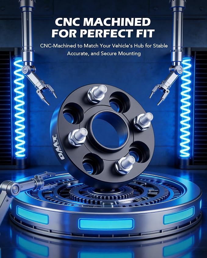 1"(25mm) 4x100 Wheel Spacers Compatible with Honda Accord Civic, Mini Cooper, Toyota Corolla Prius, 56.1mm Bore Hubcentric Wheel Spacer Kit with M12x1.5 Studs