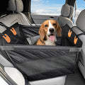 Kohree Dog Car Seat Cover for Small Dogs, Hard Bottom Dog Car Rear Seat Cover with Pipe Waterproof 600D, Pet Hammock Extender for Cars SUV Truck-S