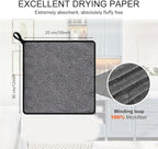 Shiny Shower Wipes Shower Cleaning Cloth, Super Absorbent Bath Towels, Shower Doors Drying Towels, Streak Free Glass Window Car Mirror Microfiber Cleaning Cloths (5, 10"X12")