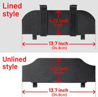 2-Pack Replacement Hook Parts Specifically for Car Seat Headrest Cup Holders Organizer - for Replacement When Damaged or Broken (Black, Short / 2.75 inch / 7 cm)